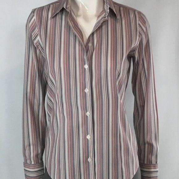 Eddie Bauer Striped Shirt (new) - Picture 2 of 3